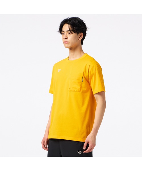 hummel(ヒュンメル)の「hummel/ヒュンメル HMP ハンソデTシャツ(Tシャツ/カットソー・レディース・ブルー/ブラック/ベージュ/イエロー・S/M/L/XL)」の21枚目の写真