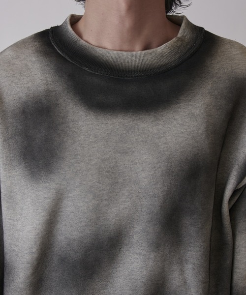 Lui's（ルイス）の「ランダムスプレースウェット（スウェット・メンズ・ブラック/ホワイト・S/M）」の4枚目の写真