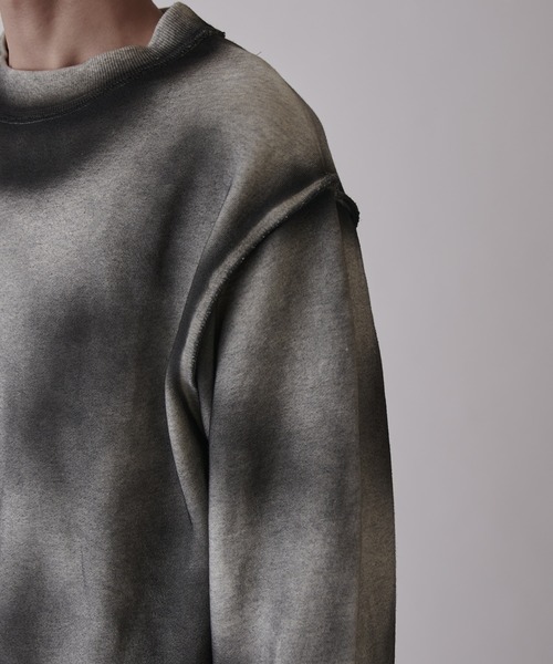 Lui's（ルイス）の「ランダムスプレースウェット（スウェット・メンズ・ブラック/ホワイト・S/M）」の5枚目の写真