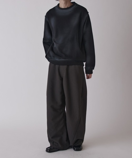 Lui's（ルイス）の「ランダムスプレースウェット（スウェット・メンズ・ブラック/ホワイト・S/M）」の8枚目の写真