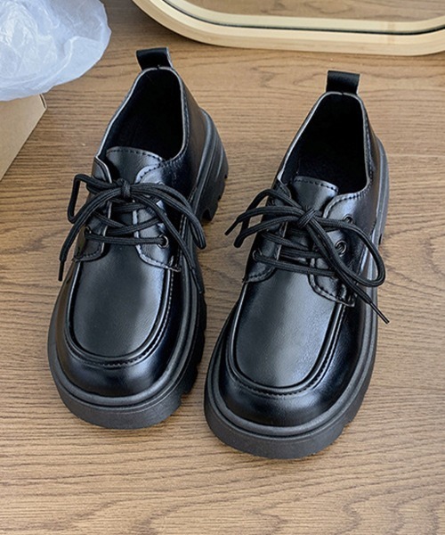Miniministore(ミニミニストア)の「ドレスシューズ 厚底 レディース 学院風(ローファー・レディース・オフホワイト/ブラウン/ブラック・22.5cm/23.0cm/23.5cm/24.0cm/24.5cm/25.0cm)」の15枚目の写真
