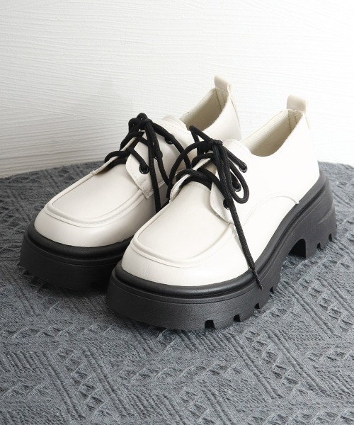 Miniministore(ミニミニストア)の「ドレスシューズ 厚底 レディース 学院風(ローファー・レディース・オフホワイト/ブラウン/ブラック・22.5cm/23.0cm/23.5cm/24.0cm/24.5cm/25.0cm)」の17枚目の写真