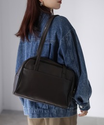 Riberry | アウトポケットスクエアボストンバッグ(ボストンバッグ)