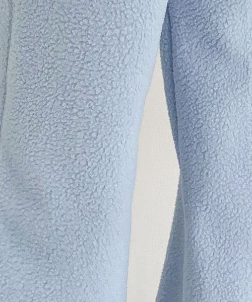 LOWO（ロワ）の「あったかボア素材 ゆったりワイドパンツ レディース リラックス（その他パンツ・レディース・ブルー/オフホワイト/レッド/ピンク/イエロー/チャコールグレー・FREE）」の9枚目の写真
