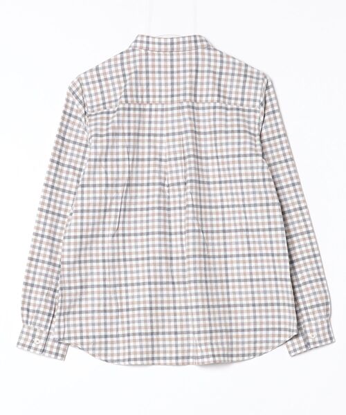 McGREGOR(マックレガー)の「ビエラチェックシャツ(シャツ/ブラウス・レディース・ベージュ/ブルー・M/L)」の3枚目の写真