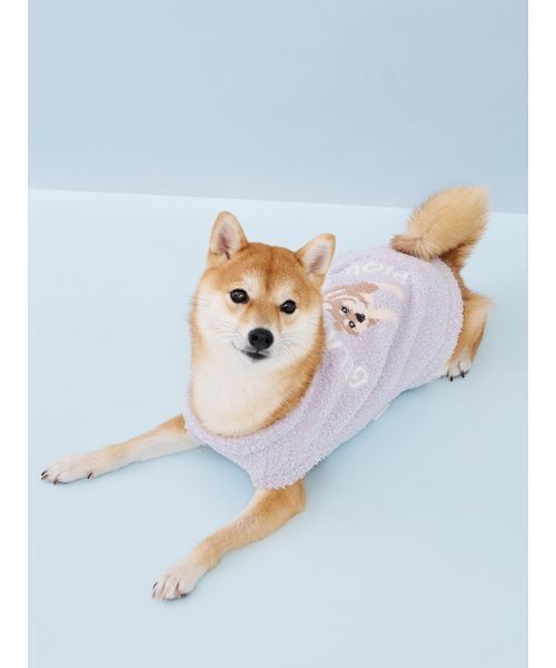 gelato pique（ジェラートピケ）の「【CAT&DOG】柴犬ジャガードプルオーバー（リード/ハーネス/首輪・レディース・ブルー/グリーン・L/XL/XXL/XXXL）」の8枚目の写真
