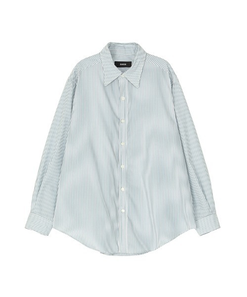 ZUCCa(ズッカ)の「HIGH COUNT BROAD 1 / シャツ(シャツ/ブラウス・レディース・ライトブルー/マスタード/ライトグリーン/ホワイト/ブラック・M size/X-LARGE)」の4枚目の写真