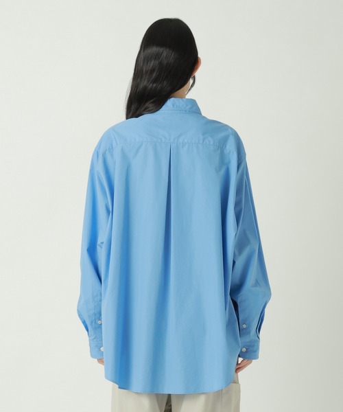 ZUCCa（ズッカ）の「HIGH COUNT BROAD 1 / シャツ（シャツ/ブラウス・レディース・ライトブルー・M size）」の2枚目の写真