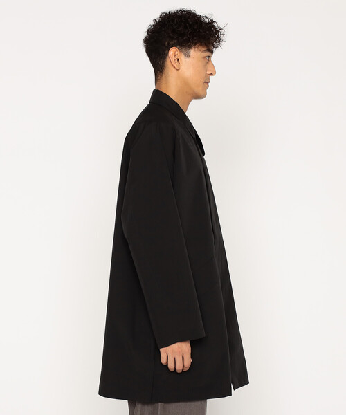DANTON(ダントン)の「Men's 3-Layer Cloth Balmacaan Mid-length Coat(ステンカラーコート・メンズ・ブラック/ベージュ・M/S/XL/L)」の7枚目の写真