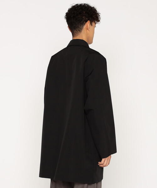 DANTON(ダントン)の「Men's 3-Layer Cloth Balmacaan Mid-length Coat(ステンカラーコート・メンズ・ブラック/ベージュ・M/S/XL/L)」の8枚目の写真
