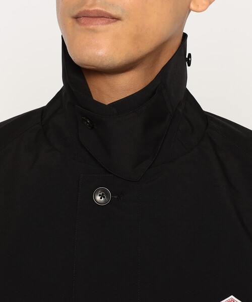DANTON(ダントン)の「Men's 3-Layer Cloth Balmacaan Mid-length Coat(ステンカラーコート・メンズ・ブラック/ベージュ・M/S/XL/L)」の11枚目の写真