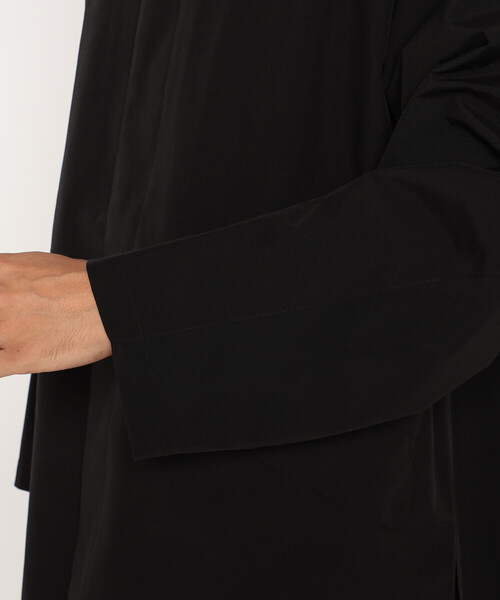 DANTON(ダントン)の「Men's 3-Layer Cloth Balmacaan Mid-length Coat(ステンカラーコート・メンズ・ブラック/ベージュ・M/S/XL/L)」の12枚目の写真