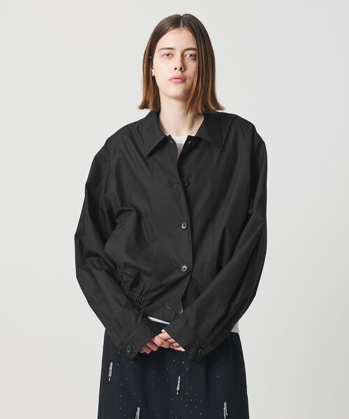 AEWEN MATOPH(イウエン マトフ)の「<AEWEN MATOPH>ショートブルゾン ‐ ウォッシャブル ‐(ブルゾン・レディース・ライトブルー/ブラック・FREE)」の17枚目の写真