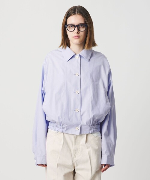 AEWEN MATOPH(イウエン マトフ)の「<AEWEN MATOPH>ショートブルゾン ‐ ウォッシャブル ‐(ブルゾン・レディース・ライトブルー/ブラック・FREE)」の22枚目の写真