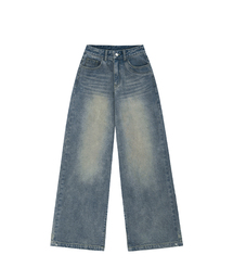 ODD STUDIO（オッドスタジオ）の「[ODD x SORANO] バルーンフィットデニムスナップボタンパンツ - BLUE（デニムパンツ）」