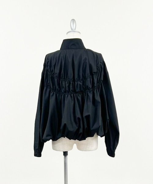 DOLLUPOOPS(ドールアップウップス)の「Gathered Balloon Blouson(ギャザーバルーンブルゾン)(ブルゾン・レディース・ブラック/グレー・FREE)」の19枚目の写真