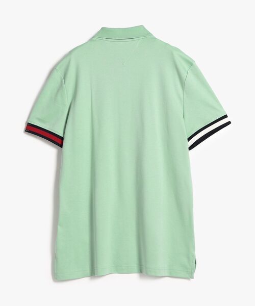 TOMMY HILFIGER(トミーヒルフィガー)の「フラッグカフコットンスリムポロシャツ(ポロシャツ・メンズ・レッド/ネイビー/グリーン/ホワイト・SMALL/X-LARGE/LARGE/MEDIUM)」の10枚目の写真