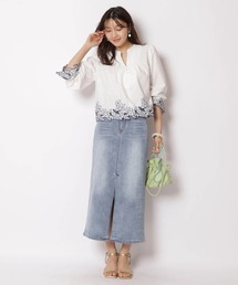 JUSGLITTY | デニムスリムタイトスカート(スカート)