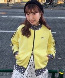 HELLO.SANFRANCISCO（ハローサンフランシスコ）の「【momoコラボ】【HELLO.SANFRANCISCO/ハローサンフランシスコ】配色トラックジャケット（ブルゾン）」