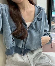 Another Branch olive des olive（アナザーブランチオリーブデオリーブ）の「【丈違い】デニムブルゾン（ブルゾン）」