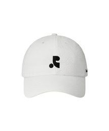 GINGHAM CHECK PATTERN CAP - WHITE