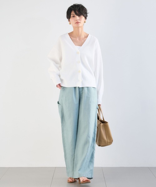 BARNYARDSTORM（バンヤードストーム）の「BARNYARDSTORM / 軽量畦編みカーディガン【WEB限定】（カーディガン/ボレロ・レディース・ベージュ/ホワイト/グレー・FREE）」の16枚目の写真