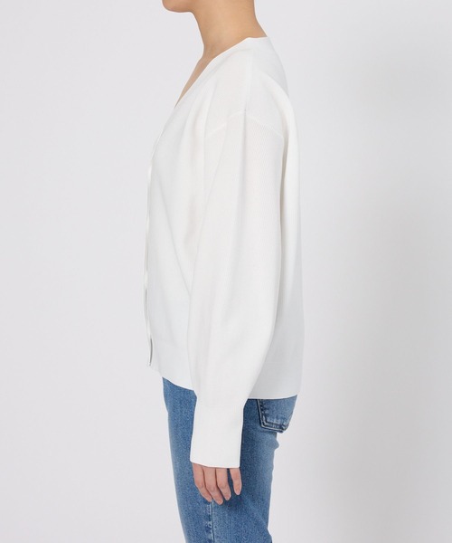 BARNYARDSTORM（バンヤードストーム）の「BARNYARDSTORM / 軽量畦編みカーディガン【WEB限定】（カーディガン/ボレロ・レディース・ベージュ/ホワイト/グレー・FREE）」の21枚目の写真