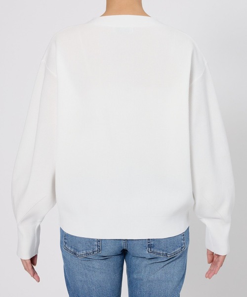 BARNYARDSTORM（バンヤードストーム）の「BARNYARDSTORM / 軽量畦編みカーディガン【WEB限定】（カーディガン/ボレロ・レディース・ベージュ/ホワイト/グレー・FREE）」の22枚目の写真