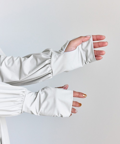 ROPE' PICNIC（ロペピクニック）の「絶対焼けたくないUVパーカー/UVカット・接触冷感（パーカー・レディース・キナリ/ライトグレー/ブルー系その他5・FREE）」の11枚目の写真