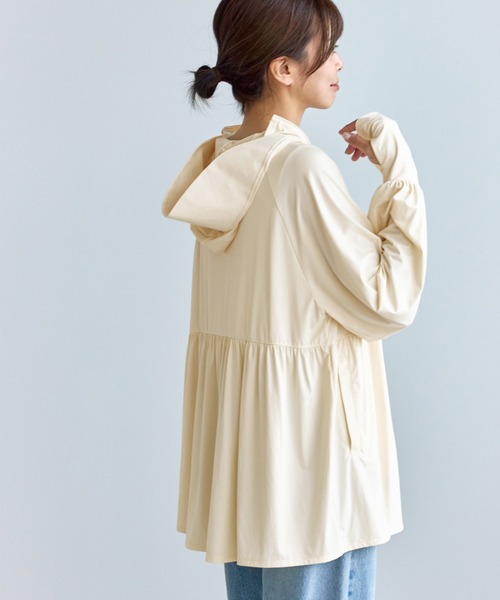 ROPE' PICNIC（ロペピクニック）の「絶対焼けたくないUVパーカー/UVカット・接触冷感（パーカー・レディース・キナリ/ライトグレー/ブルー系その他5・FREE）」の16枚目の写真