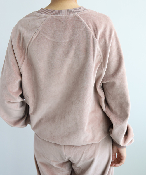 EMILY WEEK(エミリーウィーク)の「【BASERANGE/ベースレンジ】RIM RAGLAN SWEATSHIRT / PURRS-VE-SP26(Tシャツ/カットソー・レディース・ブラウン・SMALL)」の5枚目の写真