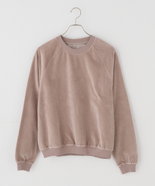 EMILY WEEK(エミリーウィーク)の「【BASERANGE/ベースレンジ】RIM RAGLAN SWEATSHIRT / PURRS-VE-SP26(Tシャツ/カットソー・レディース・ブラウン・SMALL)」の7枚目の写真