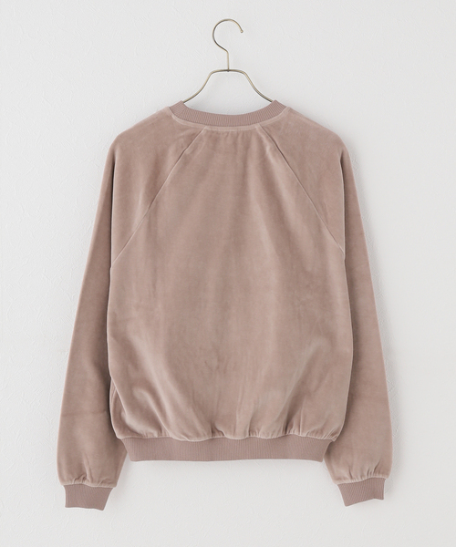 EMILY WEEK(エミリーウィーク)の「【BASERANGE/ベースレンジ】RIM RAGLAN SWEATSHIRT / PURRS-VE-SP26(Tシャツ/カットソー・レディース・ブラウン・SMALL)」の8枚目の写真