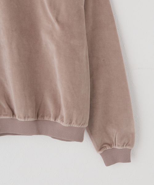 EMILY WEEK(エミリーウィーク)の「【BASERANGE/ベースレンジ】RIM RAGLAN SWEATSHIRT / PURRS-VE-SP26(Tシャツ/カットソー・レディース・ブラウン・SMALL)」の9枚目の写真