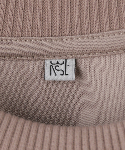 EMILY WEEK(エミリーウィーク)の「【BASERANGE/ベースレンジ】RIM RAGLAN SWEATSHIRT / PURRS-VE-SP26(Tシャツ/カットソー・レディース・ブラウン・SMALL)」の10枚目の写真