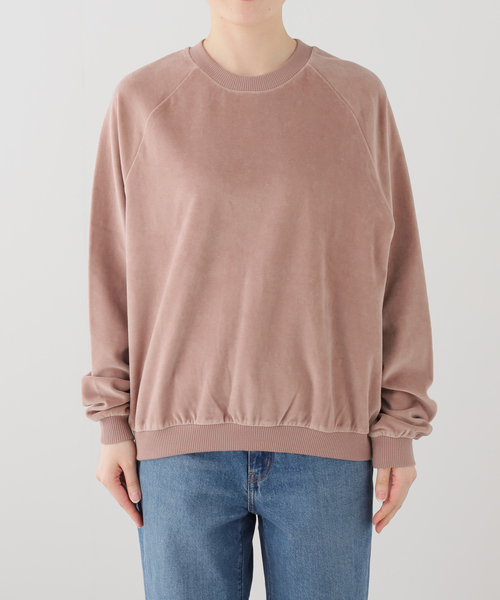 EMILY WEEK(エミリーウィーク)の「【BASERANGE/ベースレンジ】RIM RAGLAN SWEATSHIRT / PURRS-VE-SP26(Tシャツ/カットソー・レディース・ブラウン・SMALL)」の13枚目の写真