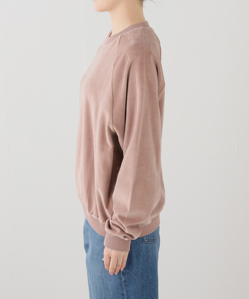 EMILY WEEK(エミリーウィーク)の「【BASERANGE/ベースレンジ】RIM RAGLAN SWEATSHIRT / PURRS-VE-SP26(Tシャツ/カットソー・レディース・ブラウン・SMALL)」の14枚目の写真