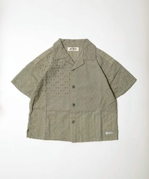 MAKE YOUR DAY | パッチワークレース半袖シャツ■150.160cm(シャツ/ブラウス)