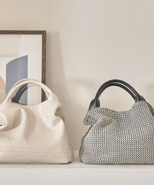 UNTITLED(アンタイトル)の「【新素材追加】ミニメッシュショルダー(ショルダーバッグ・レディース・アイボリー/ブラック系4・99)」の3枚目の写真