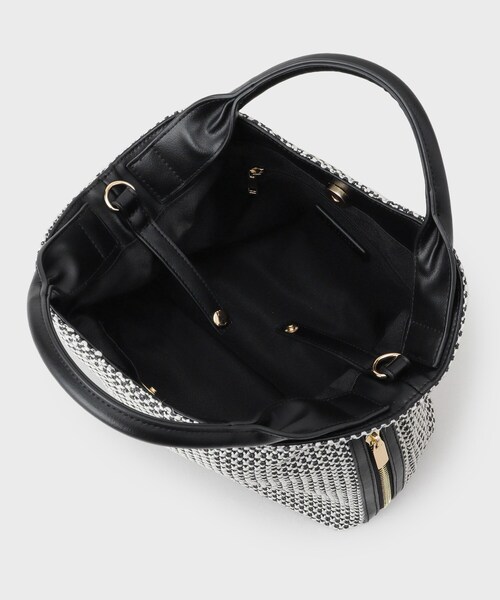 UNTITLED(アンタイトル)の「【新素材追加】ミニメッシュショルダー(ショルダーバッグ・レディース・アイボリー/ブラック系4・99)」の8枚目の写真