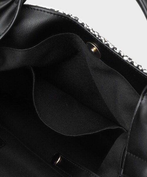 UNTITLED(アンタイトル)の「【新素材追加】ミニメッシュショルダー(ショルダーバッグ・レディース・アイボリー/ブラック系4・99)」の12枚目の写真