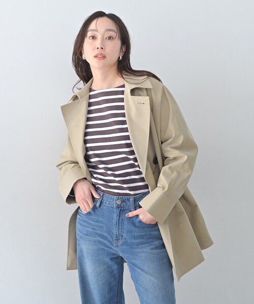 UNTITLED(アンタイトル)の「【TICCA】miniテントトレンチコート(トレンチコート・レディース・ベージュ・02)」の1枚目の写真