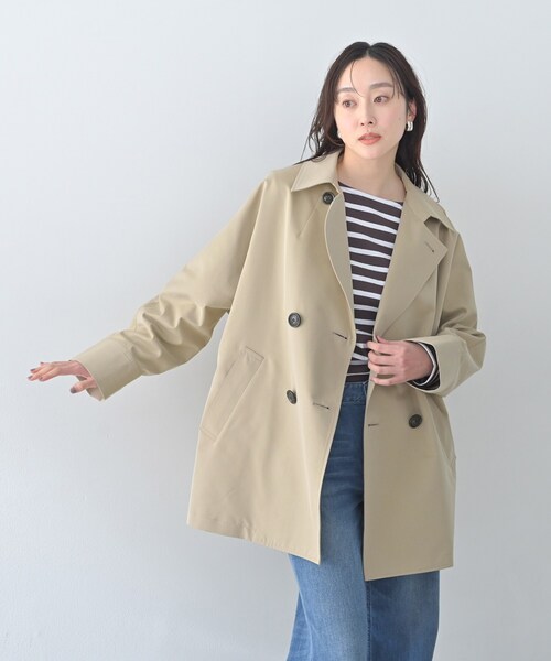 UNTITLED(アンタイトル)の「【TICCA】miniテントトレンチコート(トレンチコート・レディース・ベージュ・02)」の3枚目の写真
