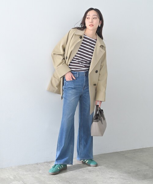 UNTITLED(アンタイトル)の「【TICCA】miniテントトレンチコート(トレンチコート・レディース・ベージュ・02)」の4枚目の写真