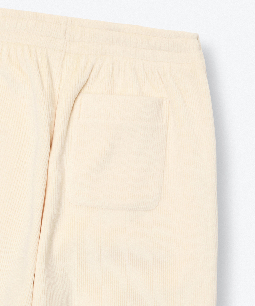 MUSINSA STANDARD KIDS（ムシンサスタンダードキッズ）の「ベルベットコーデュロイラウンジパンツ[クリーム]（スウェットパンツ・レディース・その他・110）」の7枚目の写真