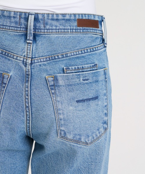 YANUK（ヤヌーク）の「フレア"CLAIRE"（デニムパンツ・レディース・サックスブルー・21inch/22inch/23inch/24inch/25inch/26inch/27inch）」の10枚目の写真