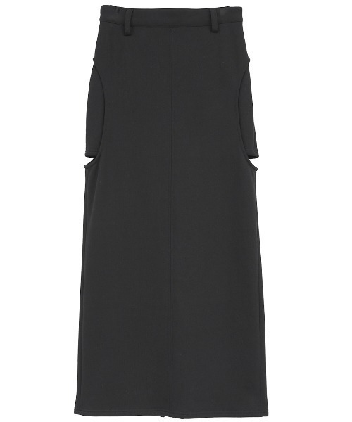 CLANE/クラネ/CIRCLE CUT SWEAT SKIRT