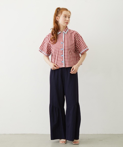 MILKFED.（ミルクフェド）の「PANELED RELAXED PANTS（その他パンツ・レディース・チャコール/ベージュ/ネイビー・S/M）」の14枚目の写真