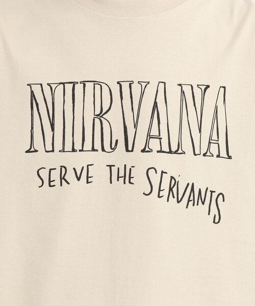 GOOD ROCK SPEED（グッドロックスピード）の「【GOOD ROCK SPEED】NIRVANA ヴィンテージ風 バンドTシャツ 26SS（Tシャツ/カットソー・メンズ・ベージュ/ブラック・S/M/L）」の14枚目の写真