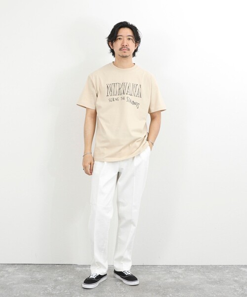 GOOD ROCK SPEED(グッドロックスピード)の「【GOOD ROCK SPEED】NIRVANA バンド プリントTシャツ 26SS(Tシャツ/カットソー・メンズ・ベージュ/ブラック/グレー系その他/ホワイト系その他/ホワイト・S/M/L)」の20枚目の写真